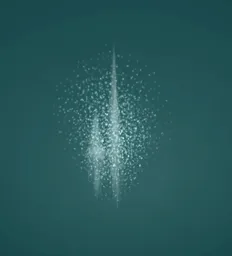 Bullet splash.